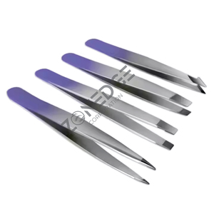 Vente en gros Outil de beauté des sourcils en acier inoxydable Pince à sourcils colorée Pince à sourcils Marque privée par Zonedge - Product Image 4