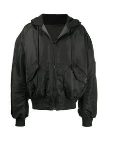 Custom <b>Men's</b> Bomber <b>Jacket</b> Stand Collar Front Logo Waterproof Breathable <b>Utility</b> Best Design Pocket - Product Image 2