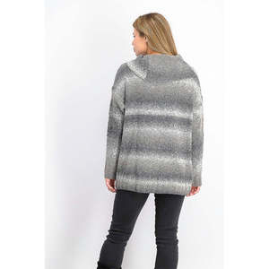 Maglione Casual da Donna Style & Co in Bouclé Sfumato Grigio, Taglia Extra Small per l'Inverno - Product Image 2