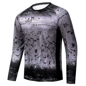 Nouveau design Vêtements de pêche personnalisés protégés contre les UV Chemise de pêche sublimée avec votre propre logo Maillot de pêche respirant OEM - Product Image 1