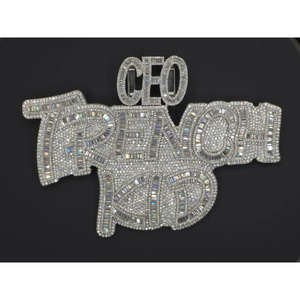 Totalmente Iced Trench Kid VVS Lab Grown Colgante Pass Diamond Test Icy Hip Hop Jewelry Solid Back Custom Pendant - Product Image 1