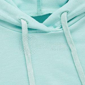 Sudadera Corta con Capucha para Mujer, Fabricada en Fábrica, Resistente al Viento, Transpirable, de Algodón, de la Mejor Calidad, Estilo Casual, con Capucha y Cierre Frontal - Product Image 4