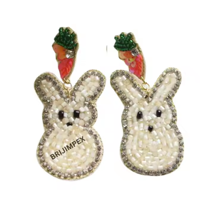 ต่างหูปักด้วยมือแฟชั่นใหม่ต่างหูหรูหราต่างหูลูกปัดผู้หญิงเครื่องประดับแฟชั่น - Product Image 2