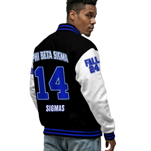 Phi Beta Sigma 1914 Fraternité Varsity Letterman Veste Bleu Blanc Vie Grecque Chenille Patch Collège Veste Style Classique - Product Image 5