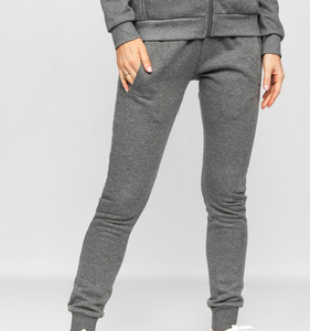 Wholesale Jogger Set Solid 2 Pieces Hoodie and Jogger Set Custom Logo Slim Fit <b>Women</b> Sweat Suit <b>Tracksuit</b> Sets Customized - Product Image 4