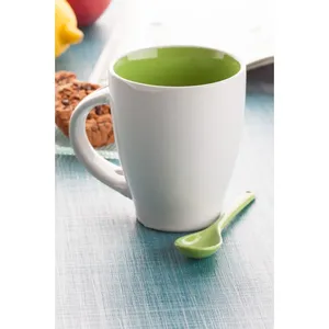 Personalized Spoon Mug <b>Ceramic</b> <b>Cups</b> with Spoon Custom Merchandising - Product Image 5