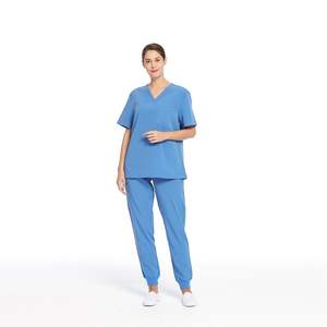 Bestex nuevo estilo médico Hospital enfermera uniforme de moda poliéster rayón Spandex conjuntos de uniformes médicos - Product Image 1