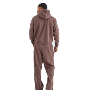 Venta al por mayor de ropa de calle de gran tamaño holgado chándal para hombres conjunto de dos piezas personalizado Sudadera con capucha y Joggers Loose Fit proveedor de moda - Product Image 2