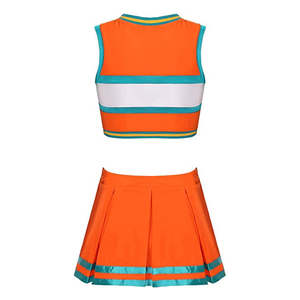 ชุดเชียร์ลีดเดอร์ของเด็กผู้หญิงชุดเชียร์กีฬาชุดสำหรับฝึกซ้อมและกิจกรรมชุดเชียร์แบบกำหนดเอง - Product Image 6