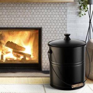 ถังเหล็กถ่านหินระดับพรีเมี่ยมที่มีเสน่ห์ในโลกเก่าและเหมาะสำหรับการจัดเก็บไม้หรือถ่านหินในเตาผิงแบบคลาสสิก - Product Image 3