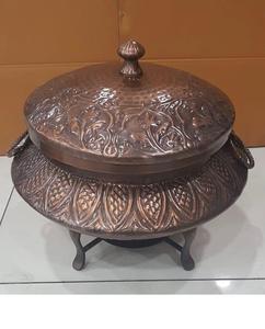 Arabian Modern Luxury Chafing Dish Round Shape Metal Stainless Steel Customized Size Shape - Product Image 6