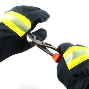 Guantes de Rescate Resistentes al Calor y Fuego, de Cuero, para Bomberos, Trabajo Industrial, Soldadura y Protección Contra Impactos, Venta al Por Mayor de Fábrica - Product Image 2