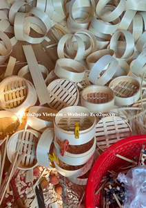 Eco2go-vaporera de bambú 100% Natural, cesta de bambú con logotipo grabado láser, juego de vaporizador, el mejor diseño, Vietnam - Product Image 3