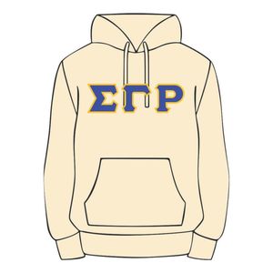 Sigma Gamma Rho Pull à capuche neutre Mélange de coton de qualité supérieure SGRho Vêtements de sororité grecque Brodé personnalisé Divine Nine HBCU - Product Image 2