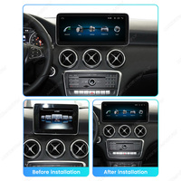 MEKEDE EU-LAGERBESTAND AUTO Android Auto-DVD-Player Navigationssystem Radio mit Linux-Unterstützung für Mercedes Benz A GLA CLA Klasse