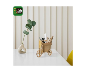 Nuevo diseño 2025 caja de almacenamiento de ratán para plumas estilográficas, decoración de ratán hecha a mano, contenedor multiusos de ratán, soporte de ratán - Product Image 1