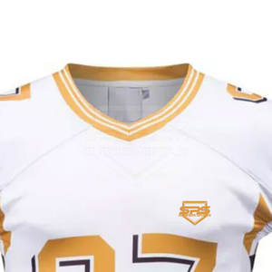 Venta al por mayor diseño personalizado fútbol americano Jersey de alta calidad precio razonable fútbol americano desgaste Jersey - Product Image 5