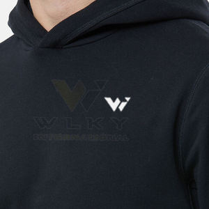 Sudaderas con capucha térmicas para hombre de calidad superior Sudaderas con capucha cálidas de invierno de peso pesado de alta calidad teñidas lisas - Product Image 4