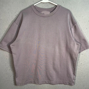 Camisetas de gran tamaño de algodón AIRism, Camiseta holgada de moda, ropa de calle, camiseta de equipo lavado de peso pesado Ringer Boxy - Product Image 1