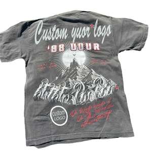 Precio al por mayor Acid Wash Camisetas para hombre Logotipo personalizado Loose Fit Hombres Acid Wash Camiseta Gran cantidad y servicio OEM disponible - Product Image 1