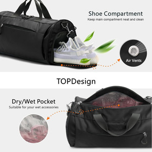 Sac de voyage de luxe personnalisé imperméable pour le week-end, sac de sport de gym avec compartiment à chaussures, fabricant de sacs de sport OEM - Product Image 5