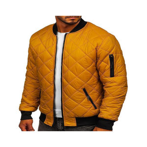 Chaqueta Bomber de satén de estilo de alta calidad para hombre, chaqueta Bomber acolchada de satén para hombre, chaqueta para hombre - Product Image 6