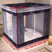 Moustiquaire de lit portable et pliable, tente de couchage intérieure, auvent anti-insectes pop-up pour usage domestique