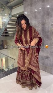 New Designer Party Wear Georgette Fabric <b>Top</b> Palazzo and Dupatta Set With Heavy Embroidery Work From Indian Wholesale Supplier - Product Image 5