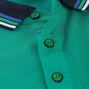 Camiseta Polo Bordada de Manga Corta/Media para Hombre, Transpirable y de Alta Calidad, para Verano, MOQ Bajo y Precio Económico, Logotipo Personalizado - Product Image 4