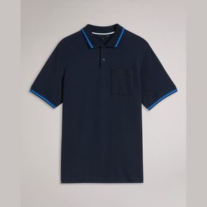 เสื้อโปโลสำหรับผู้ชายเสื้อโปโลลายตารางหมากรุกคุณภาพสูงเสื้อโปโลเรียบง่ายโลโก้ออกแบบได้ตามต้องการ - Product Image 1