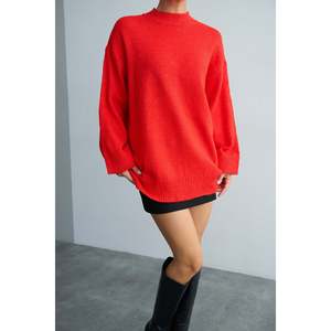 Pull à col roulé rouge - Product Image 1