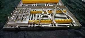 Set of 18 Reusable Dental Rubber Dam Clamps with Tray Manual Power Source Dental Instruments <b>Kit</b> - Product Image 2