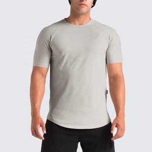 Camiseta de algodón grueso y pesado 100% de talla grande personalizada para hombre, camiseta de talla grande en blanco OEM con hombros caídos - Product Image 1