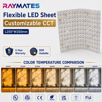 Panneau LED fin comme du papier, directement de l'usine, découpe sur mesure, feuille LED flexible pour plafond suspendu, comptoir en marbre