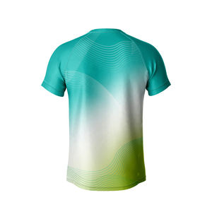 Men's Casual Summer O-Neck T-<b>Shirt</b> High Quality <b>Waffle</b> Sublimated Light Color Breathable Quick Dry Plus Size Reasonable Price - Product Image 3