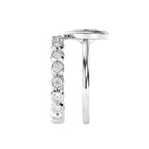 1.50CTOval Cut Diamon Diamond Unique Bridal Set Bague de mariage pour femme - Product Image 4