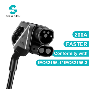 200A CE สายชาร์จ CCS2 EV ยาว5เมตรสายชาร์จ CCS2ปลั๊กสำหรับชาร์จไฟ DC EV แบบตรง - Product Image 5