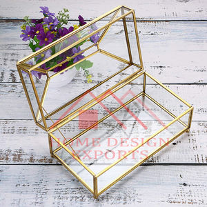 2025 HandmadeGlass And Brass <b>Tissue</b> <b>Box</b> And <b>tissue</b> Dispenser At Wholesale Rate - Product Image 5
