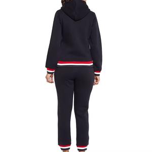 Prix de gros, sur mesure, 100% coton, 400 GSM, vêtements d'hiver lourds, style streetwear, couleur unie, survêtement pour femmes - Product Image 2