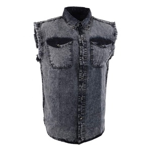 OEM High Quality Fashion Custom Motorbike <b>Shirt</b> Motorcycle Cut Off <b>Shirt</b> Biker Vest Sleeveless Biker <b>Shirt</b> - Product Image 1