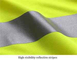 Séchage rapide haute visibilité résistant au feu chemise vêtements de travail réfléchissants sécurité haute visibilité vêtements de travail personnalisés polo réfléchissant - Product Image 5