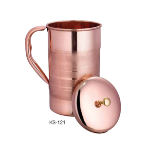 NOUVELLE CARAFES À FILTRE À EAU EN CUIVRE CLASSIQUE / CARAFES À EAU FROIDE / CARAFES THERMOSES avec couvercle Écologique pour BOIRE en PROMOTION - Product Image 3