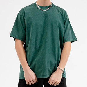 T-shirt vintage lavé à l'acide lourd personnalisé pour hommes T-shirt à épaules tombantes surdimensionné T-shirt vintage délavé à l'acide pour hommes - Product Image 3