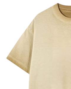 T-shirt unisexe surdimensionné en coton délavé, style vintage, délavé à l'acide, épaules tombantes, streetwear, décontracté, haut unisexe, vêtements - Product Image 3