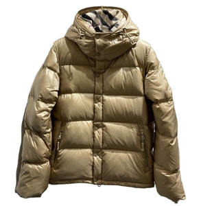 Chaqueta Cortavientos Casual de Invierno para Hombre con Logotipo Personalizado, Tallas Grandes, Color Liso Teñido, con Capucha, Cierre Frontal con Cremallera, Transpirable - Product Image 2