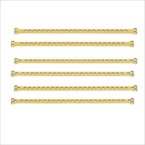 Implantes Médicos de Titanio para Mascotas, Placa de Bloqueo Veterinaria Ortopédica Cortable de Tipo T Doble de 1.5 mm para Cirugía Ortopédica - Product Image 2