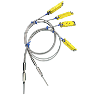 Hongduan HD-02-001 OEM/ODM K-Type Thermocouple Temperature Sensor IP65 Rated 0.2 Resolution Fast-Response Metal Probe Serial