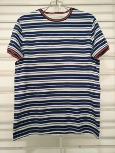 Vêtements décontractés 100% coton personnalisés pour hommes T-shirt à manches courtes teint en fil avec motif de BD - Product Image 2