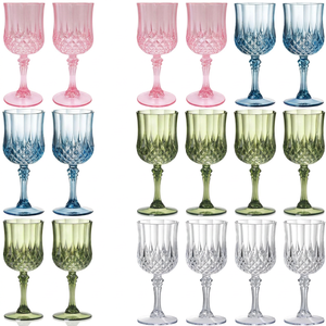 Calici in Vetro Cristallino Retrò Personalizzati per Eventi e Feste, <span class=keywords><strong>Bicchieri</strong></span> <span class=keywords><strong>Vintage</strong></span> per Vino per Ricevimenti di Nozze - Product Image 2