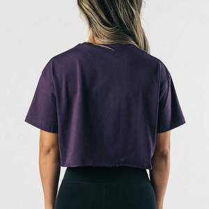 Camisetas de mujer de secado rápido de alta calidad 100% algodón en blanco camiseta de mujer transpirable de manga corta Camisetas De mujer personalizadas - Product Image 3